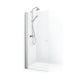 Macro Design SPIRIT Dusjdør Rett - med knott Krom / 67cm / Klart glass Macro Design Dusjdør BUN-DSSKG67KKL