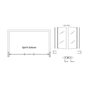 Macro Design SPIRIT Nisjedusj Saloon med hullgrep