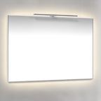 Macro Design AMBILIGHT T-LED firkantet speil med lys (krom ramme)