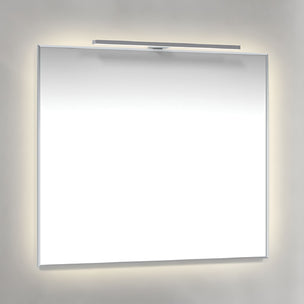Macro Design AMBILIGHT T-LED firkantet speil med lys (krom ramme)