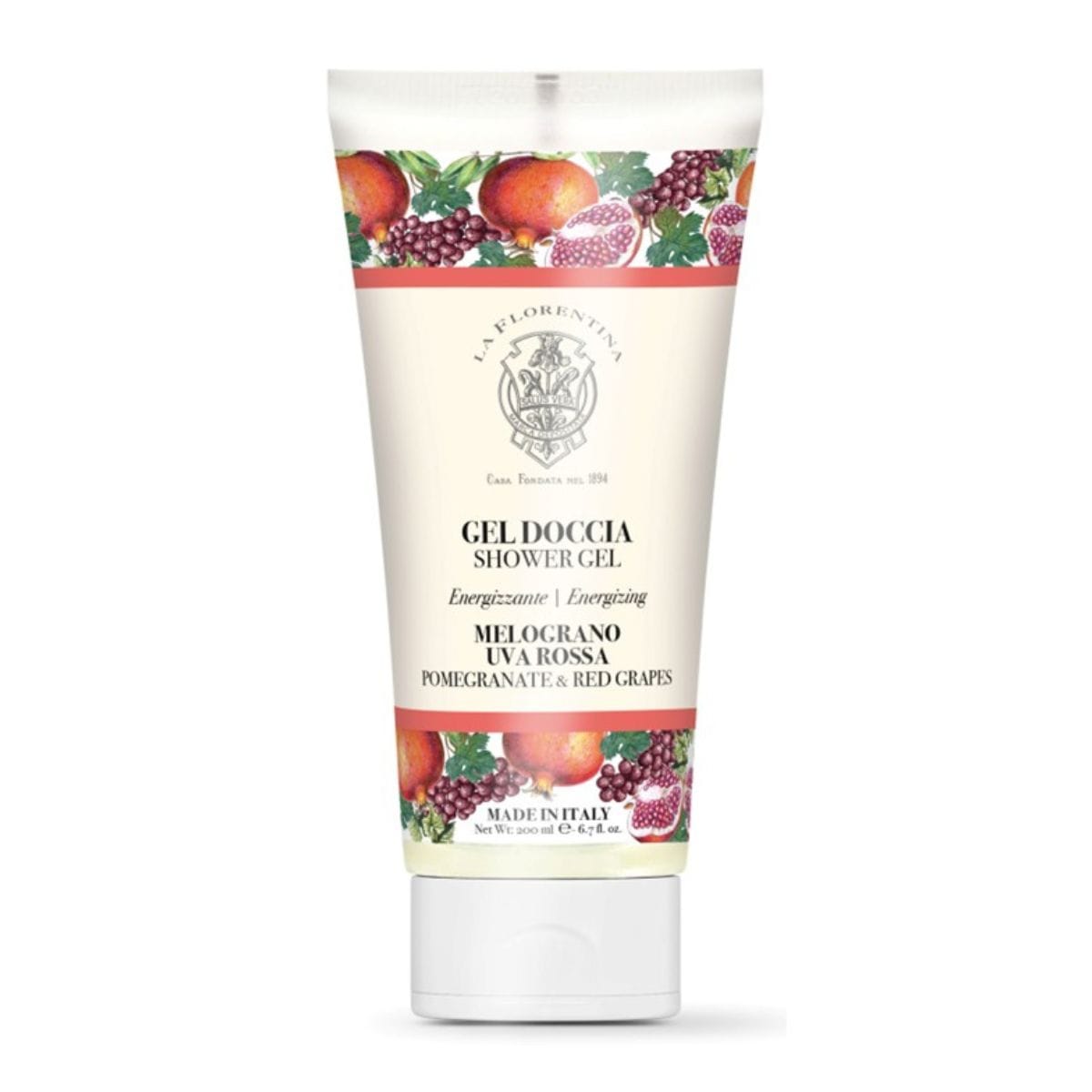Mario Fissi Dusjgele 200ml Pomegranate red grapes Bad.no Dusjgele TER-MF601130