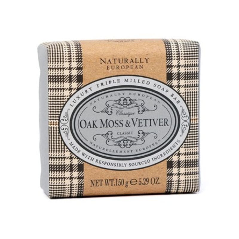 Naturally European Såpestykke 150g Oak Moss & Vetiver Terrigeno Hudpleie TER-NE91743