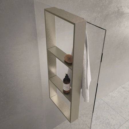 Novellini Frame Dusjhylle med 3 innvendige hyller og håndklekroker