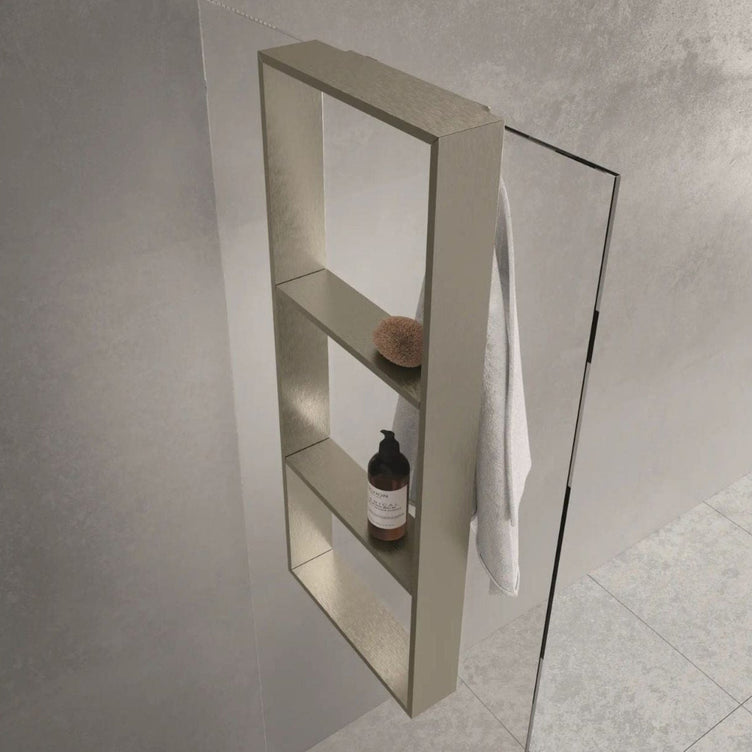 Novellini Frame Dusjhylle med 3 innvendige hyller og håndklekroker