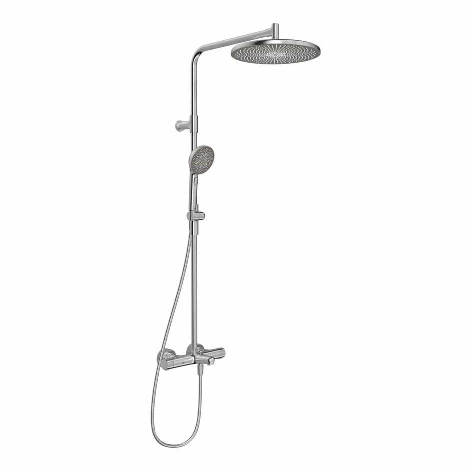 Oras Aurelia 4793 Takdusjpakke med termostat Børstet stål Oras Armatur Takdusj GRO-1365177