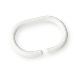 OUTLET: Habo Dusjforhengsring 824 Hvit Sb