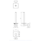 OUTLET: Habo Fortuna Reserverullholder Krom