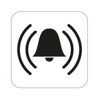OUTLET: Habo Skilt Alarm 80x80 Selvklebende Vinyl