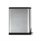 OUTLET: Simplehuman Avfallsbøtte Butterfly Børstet stål 40-45L