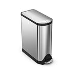 OUTLET: Simplehuman Avfallsbøtte Butterfly Børstet stål 40-45L