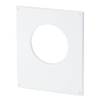 Pax Dekkplate 186x223mm - hvit/svart