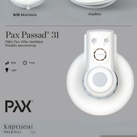 Pax Passad 31 Baderomsvifte toppmodell med kaldrasspjeld