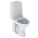 Porsgrund Glow 62 Toalett Rimfree høy modell Hvit / Dobbel Porsgrund Gulvstående toalett GRO-6002828