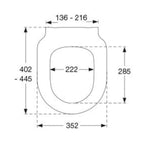 Pressalit Comfort D2 1050 Toalettsete