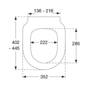 Pressalit Comfort D2 1050 Toalettsete