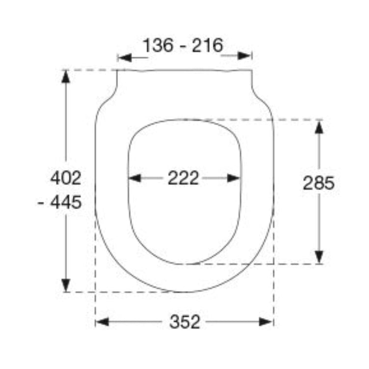 Pressalit Comfort D2 1050 Toalettsete