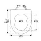 Pressalit Projecta D Solid Pro Toalettsete