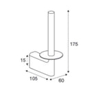 Pressalit Style Reserverullholder