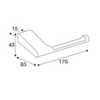 Pressalit Style Toalettrullholder
