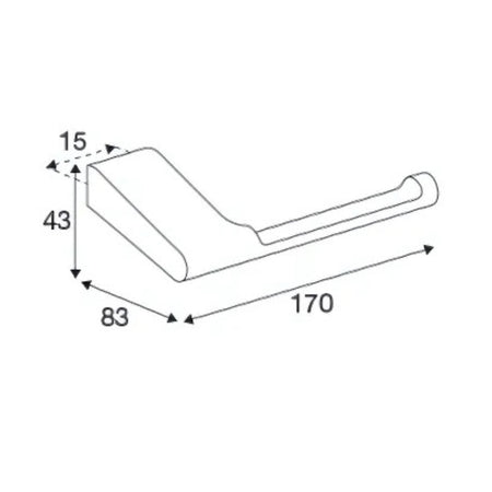 Pressalit Style Toalettrullholder