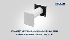 Flexit Roomie One WiFi V2 Romventilator