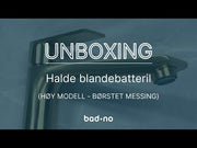 Børstet messing