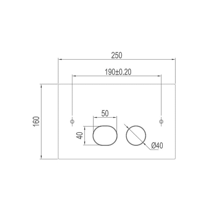Primy Steel Style Betjeningsplate