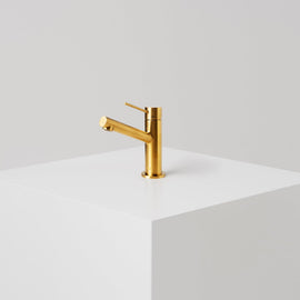 Primy Steel Vector Low Servantbatteri - Brushed brass