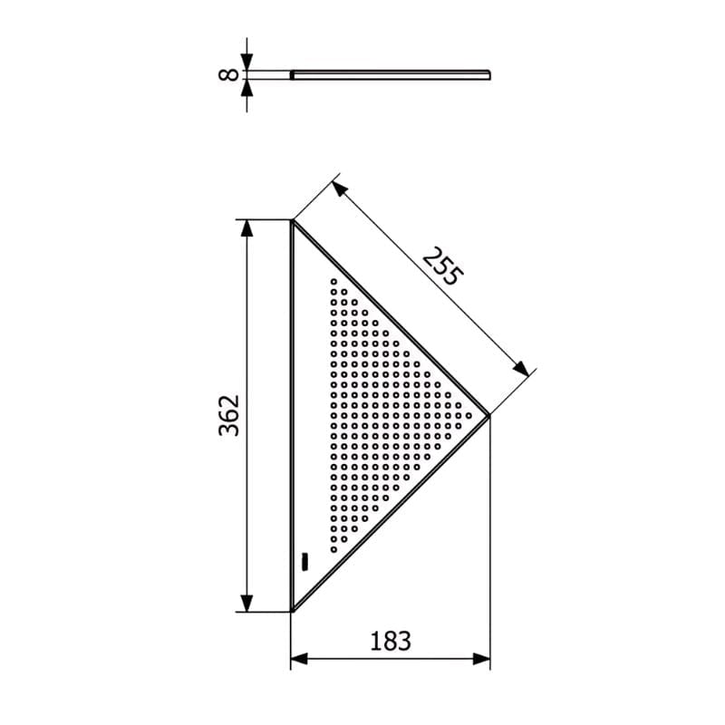 Purus Corner Rist Pearl Krom Purus Slukrenne GRO-3401978