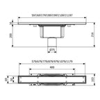 Purus Line Tile Insert - Bunnutløp