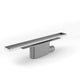 Purus Line Tile Insert - Gavlutløp Krom / 600mm / 50mm Purus Slukrenne GRO-3401815