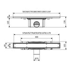 Purus Line Tile Insert - Sideutløp
