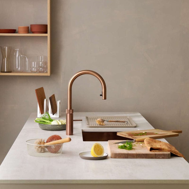 Quooker Flex alt-i-ett kjøkkenarmatur med uttrekksslange Quooker Kjøkkenarmatur