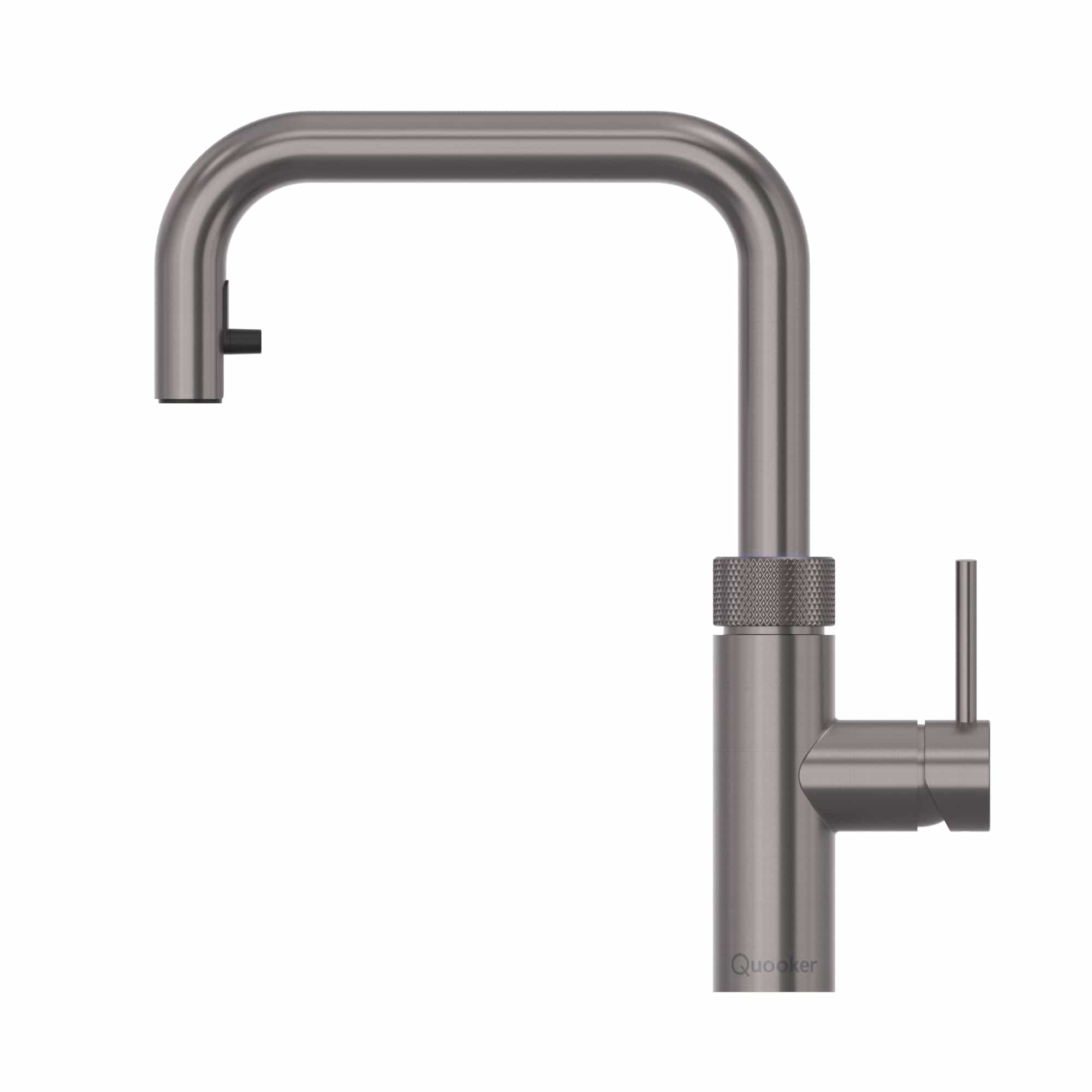 Quooker Flex Square Kjøkkenarmatur med uttrekksslange Gunmetal / PRO3 Quooker Kjøkkenarmatur BUN-Q212102002