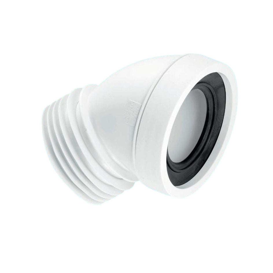 Reservedel: Altech Klosettstuss 110mm 45 gr Hvit Altech Reservedel toalett DAL-4520331