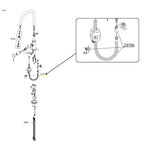 Reservedel: Damixa Slange uttrekkbar for Eris/SPACE 10120