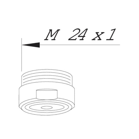Reservedel: Oras Strålesamler M24X1 STD HC A