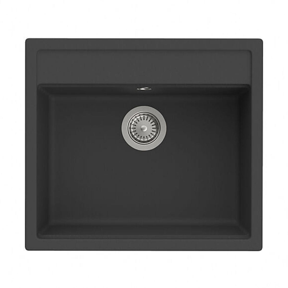 Roca Helsinki Quarzex Kjøkkenvask Svart / 51.5 cm Roca Kjøkkenvask DAL-1395703