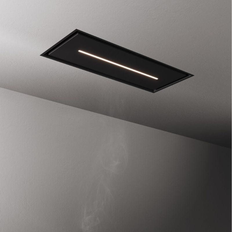 RørosHetta Horizont Fritthengende Ventilator Svart / 90cm RørosHetta Kjøkkenvifte RO-403867
