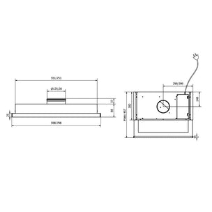 RørosHetta Slide Sense Ventilator til Overskap