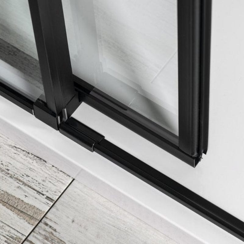 Sanipro ALTIS LINE / BLACK LINE Skyvedør for nisje og hjørne Sanipro Dusjdør