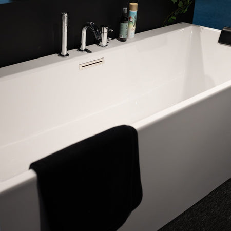 Sanipro TAHITI Rektangulært Badekar Back-to-wall