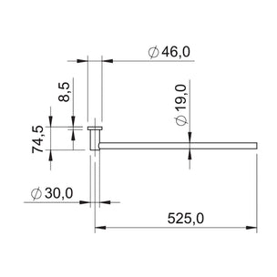 Scandtap STEEL COZIED M4-Air Håndkletørker
