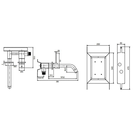 Scandtap Harmonized 1 Servantbatteri innbygging