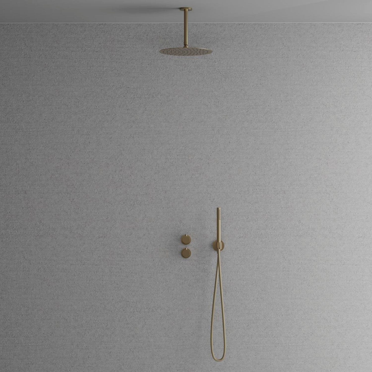 Scandtap Harmonized 2z Takdusj Innbygging Champagne Scandtap Blandebatteri innbygging SC-21044