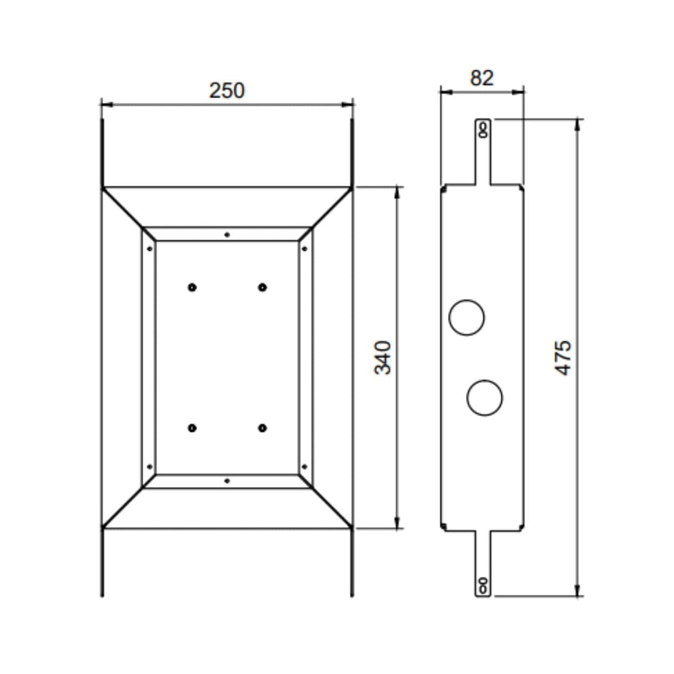Scandtap Innbyggingsbox Scandtap Box 1 Scandtap Blandebatteri innbygging SC-21160