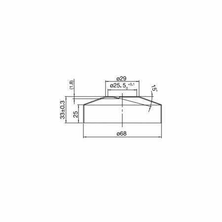 Scandtap Pleasure Cover 33mm