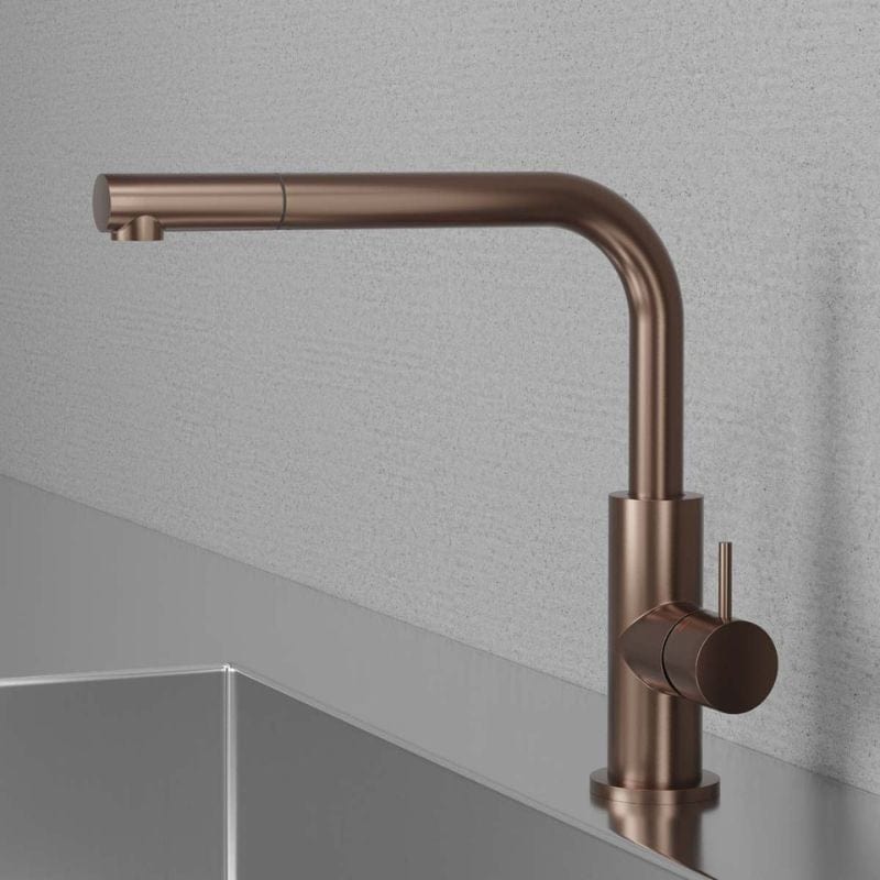 Scandtap Steel Accent 90 Kjøkkenbatteri Amber / 35mm Scandtap Kjøkkenarmatur SC-30177
