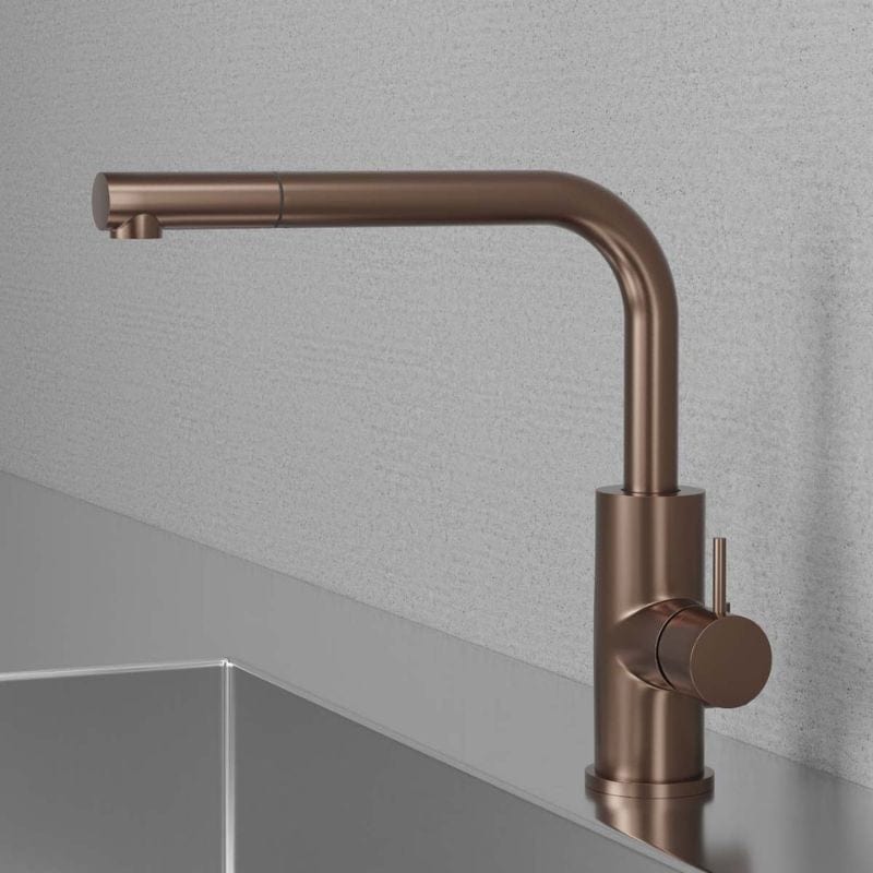 Scandtap Steel Accent 90 Kjøkkenbatteri Amber / 38mm Scandtap Kjøkkenarmatur SC-30187