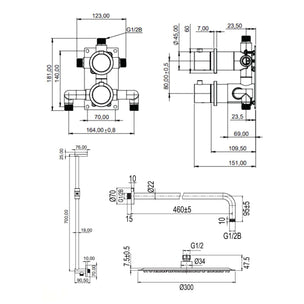 Scandtap Steel Harmonized 5x Takdusj Innbygging